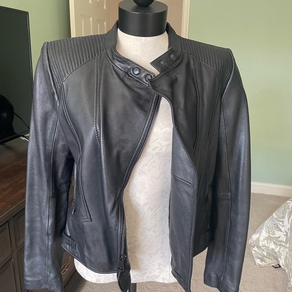 Marc New York leather jacket.  Never worn